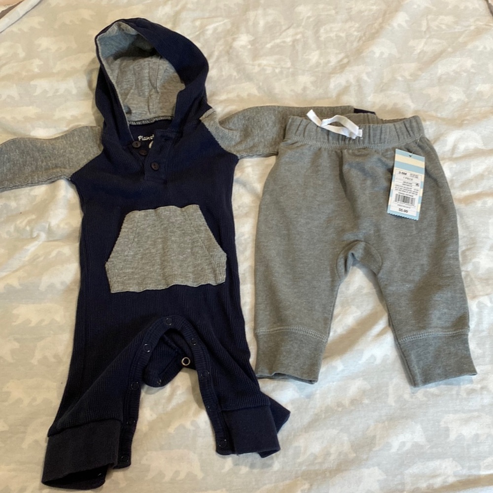Planet Cotton jumper & NWT cat & jack pants